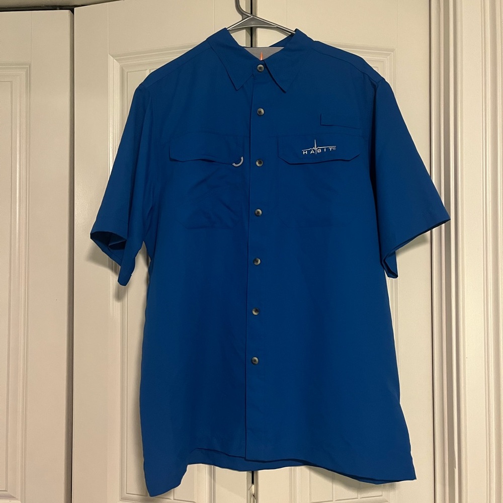 Blue Casual Button Down Shirt for Everyday Style